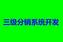 三級(jí)分銷系統(tǒng)開(kāi)發(fā)